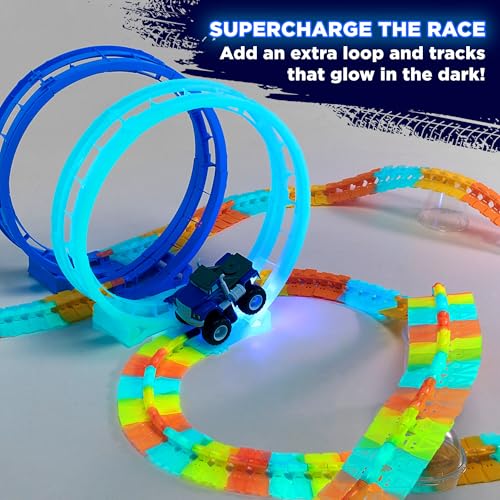 JitteryGit Blaze and The Monster Machines TurboTwist Racers Boost Pack Glow in The Dark Racing Loop Tracks Expansion Set for Kids Ages 310 - Image 5