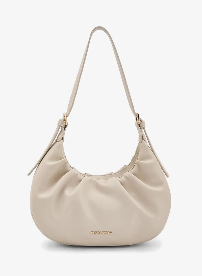 Flora Bella By Shoexpress FLORA BELLA SHOULDER BAG WITH ZIPPER CLOSURE