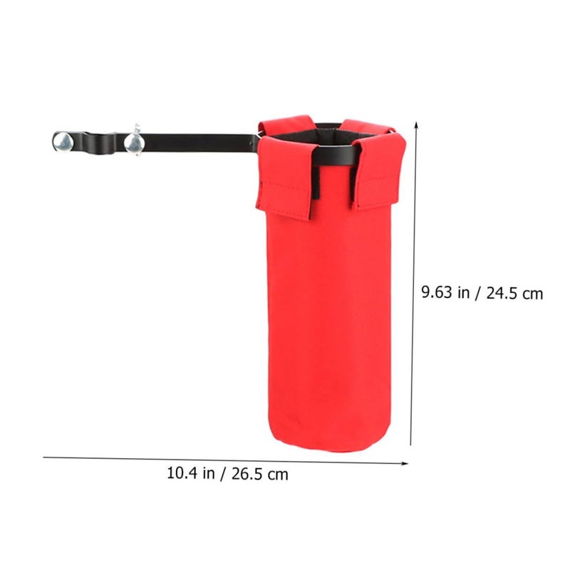 Canvas Portable Drumstick Storage Bag with Hangable Rack Holder for Drum Kit Percussionists - Image 3