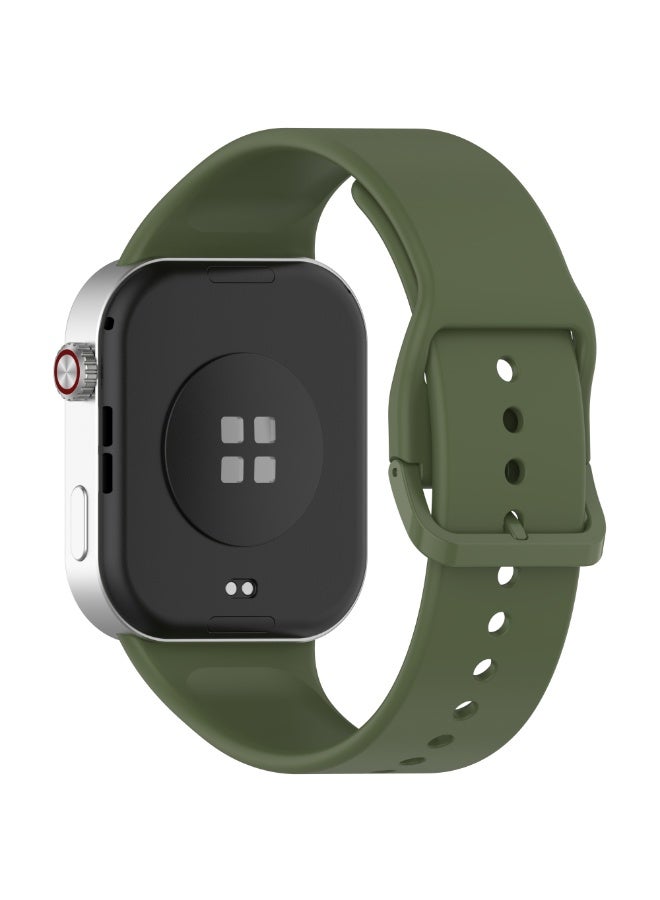 Silicone Strap for Redmi Watch 6 5 5 Strap Original Silikon Rubber Band with Same Color Buckle Bracelet Soft Sport Watchband  Band - Image 2