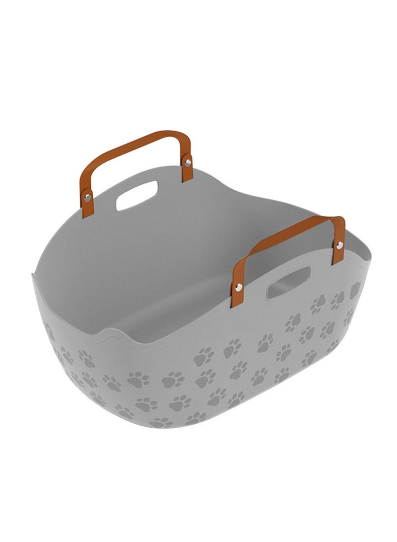 Kidle Portable Cat Litter Box Travel Litter Box Cat Toilet for Cat Travel Easy to Carry, Easy to Use - Image 1