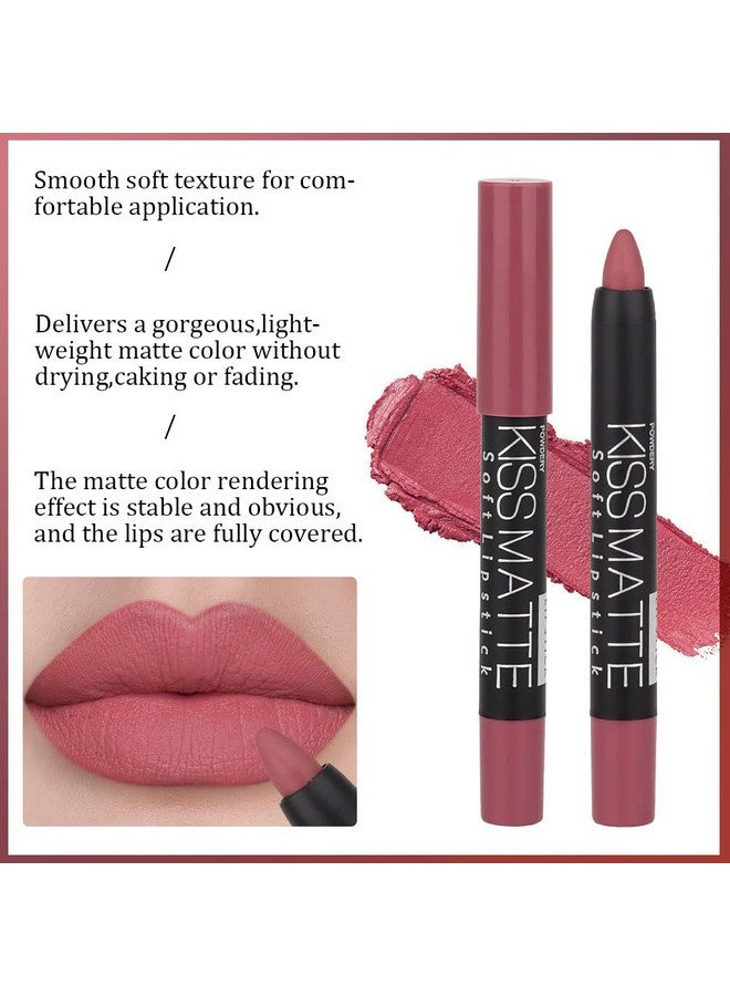 BINGBRUSH مجموعة أحمر شفاه طويل الأمد ومرطب وناعم من 3 ألوان، قلم شفاه غير لامع، مجموعة أحمر شفاه مغذي بلمسة نهائية غير لامعة، ملمع شفاه مخملي مقاوم للماء (05 06 09) - Image 4