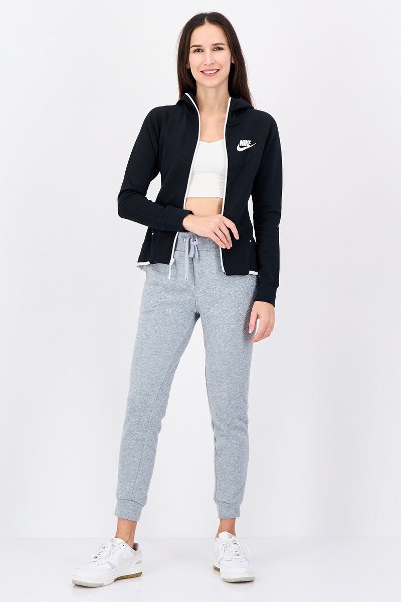 Nike Women Sportswear Fit Long Sleeve Outdoor Full Zip Hoodie, Black - Image 4