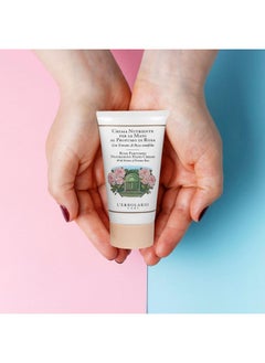 L'Erbolario L’Erbolario Rose Perfumed Nourishing Hand Cream - Hand Lotion for Dry, Cracked Hands - Floral Rose Fragrance - Skin Barrier Repair Cream - 2.5 oz  - Image 5