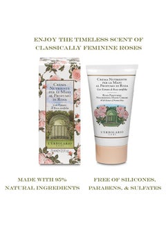 L'Erbolario L’Erbolario Rose Perfumed Nourishing Hand Cream - Hand Lotion for Dry, Cracked Hands - Floral Rose Fragrance - Skin Barrier Repair Cream - 2.5 oz  - Image 2