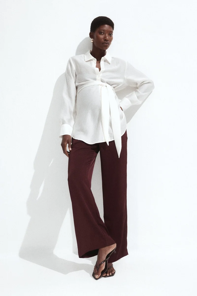 اتش اند ام بنطلون برباط لفترة الحمل وما بعدها من تشكيلة ماما