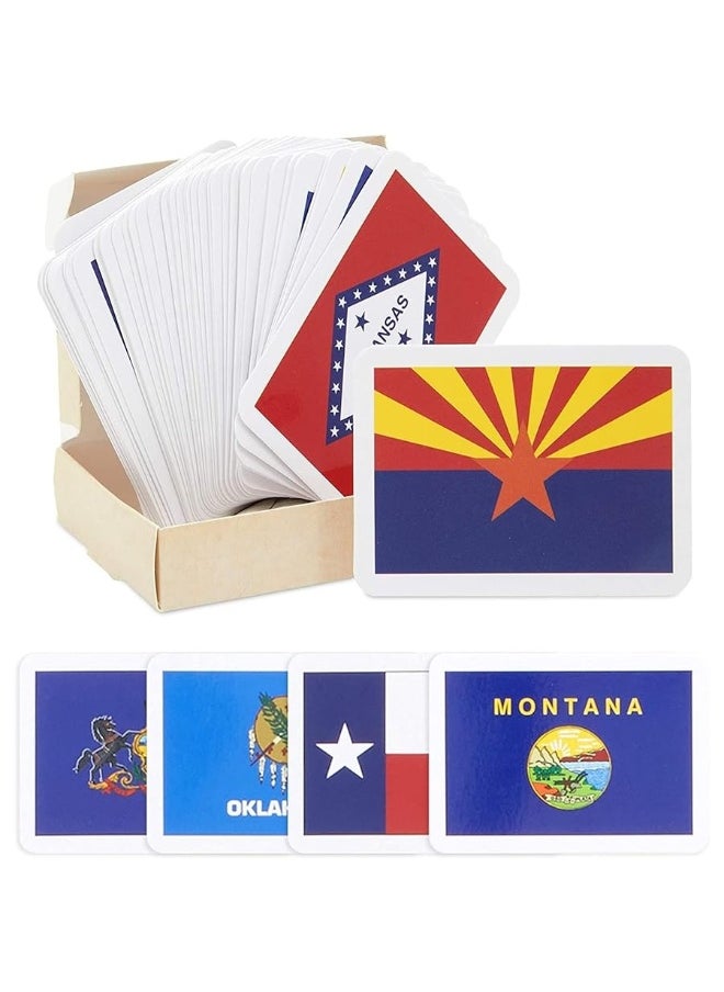 Blue Panda - 50 US States and Capitals Flash Cards for Kids 25 x 35 In - Image 1