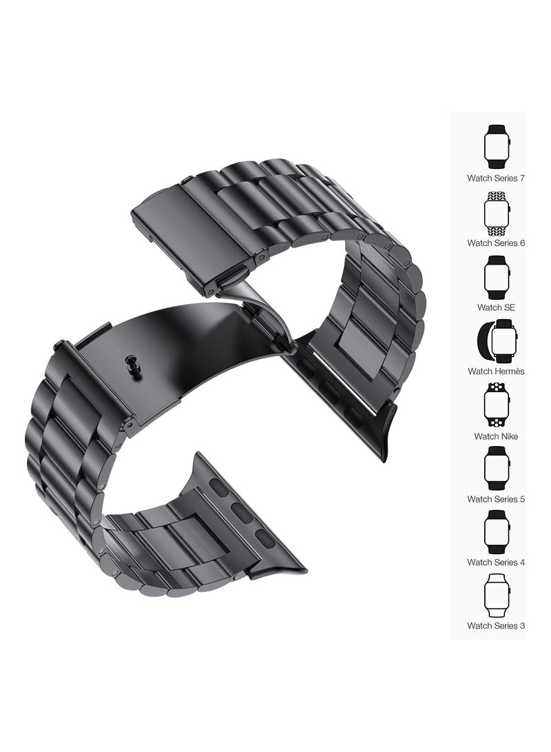 Stainless Steel Metal Watchband for iWatch 42/44/45mm - Image 3