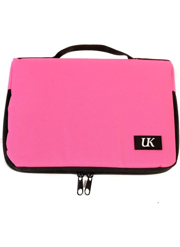 UK - Samsung Galaxy Tab S6 Lite P610 Compatible Fuchsia Tablet Bag Wireless Keyboard Stand Case Set - Image 1