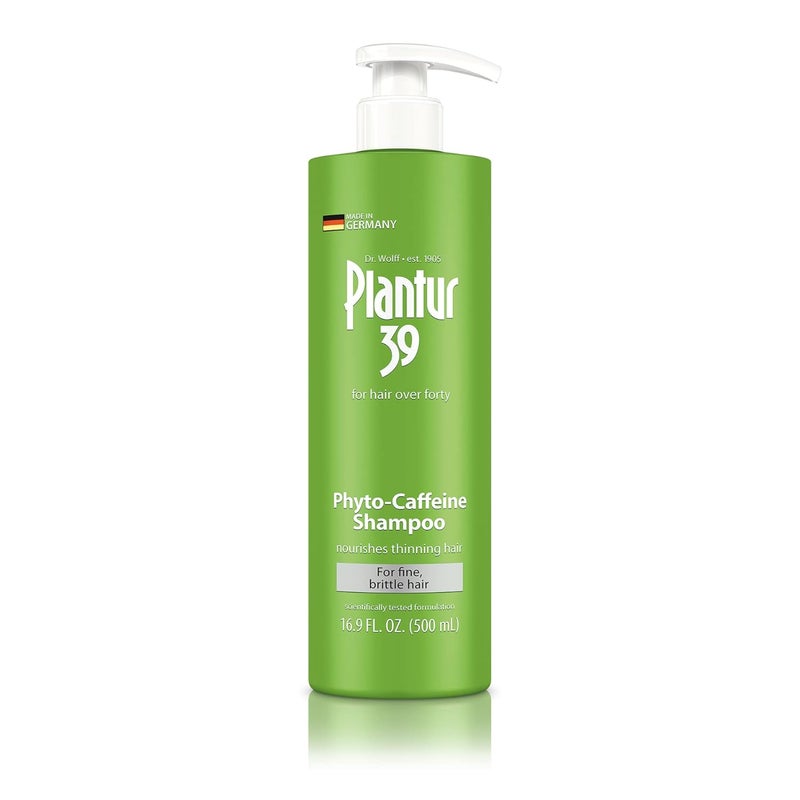 Plantur 39 Phyto-Caffeine Shampoo For Fine Brittle Hair, 16.9 Fluid Ounce (500 mL)