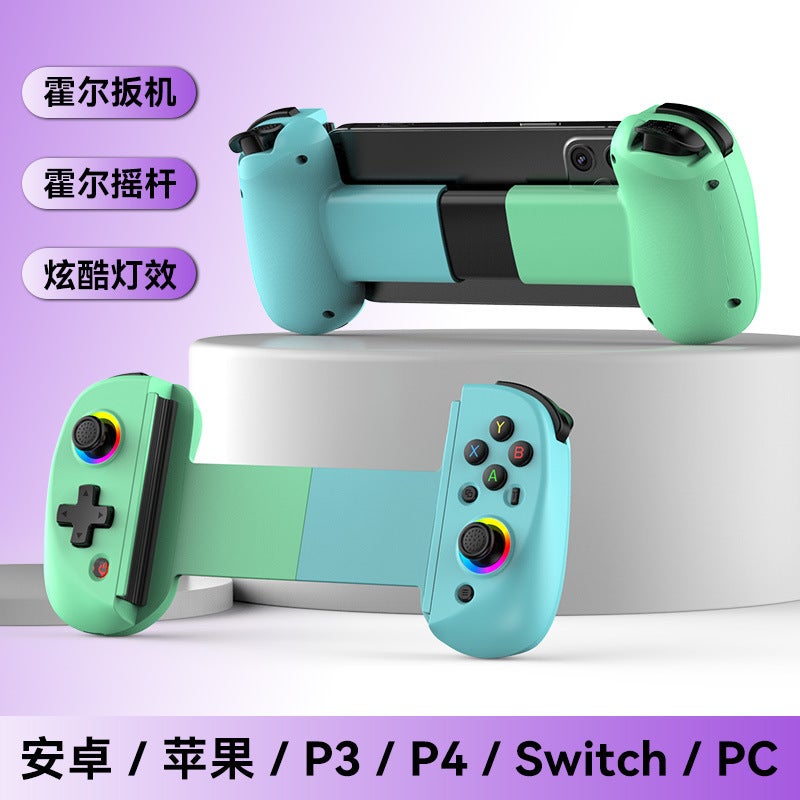 D8 Mobile Phone Tablet Stretch Bluetooth Wireless Gamepad Switch Computer Iso Android P4 Double Hall Handle - Image 1
