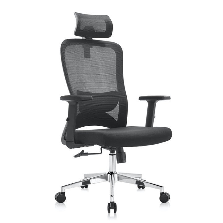 Multiwood Superior Comfort Office Seating with Deep Padding, Posture Support and Relaxed Tilt Function – Black - Image 1