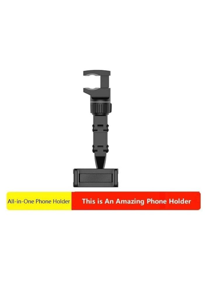 ELTRAZONE 360° Multifunctional Rearview Mirror Phone Holder - Image 4