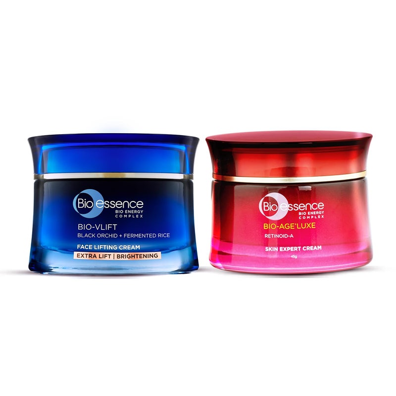 Bio Essence BioVlift Face Firming Tightening Cream Anti Ageing Face Moisturizer 45G BioAge Luxe Retinoida Skin Expert Cream Fights Wrinkles Fine Lines45G - Image 1
