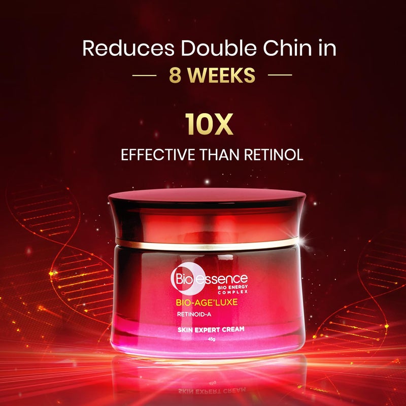 Bio Essence BioVlift Face Firming Tightening Cream Anti Ageing Face Moisturizer 45G BioAge Luxe Retinoida Skin Expert Cream Fights Wrinkles Fine Lines45G - Image 3