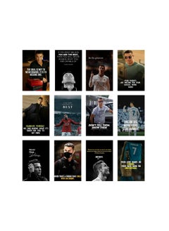 Posters Inc Posters Inc Cristiano Ronaldo Motivation Posters A4 Premium HD Print Gluedots Available Gifts for Men Boyfriend Aesthetic Wallart Motivational Quotes Poster for Sports Enthusiasts 