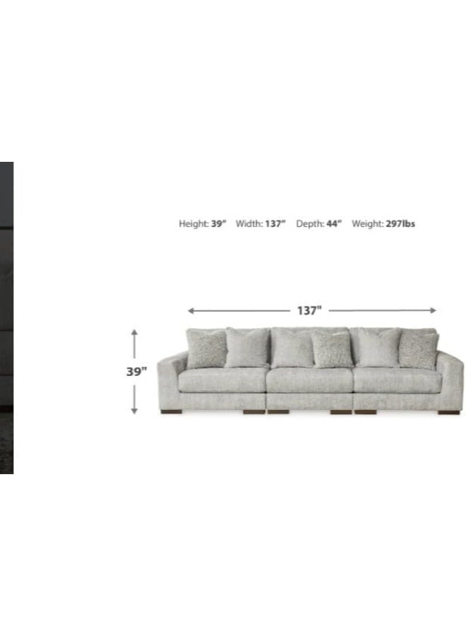 Zayn comforts Contemporary 3-Seater Leather Sofa Set - Image 2