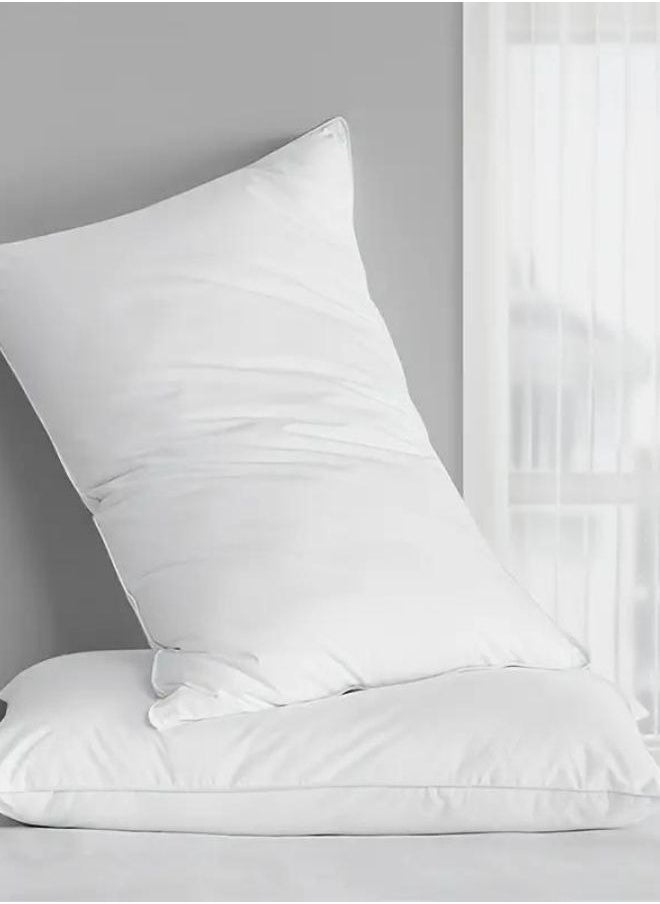 LUNA Home - 2 Piece Set Comfortable Regular Soft Fine Medium Firm pillow. - Image 1