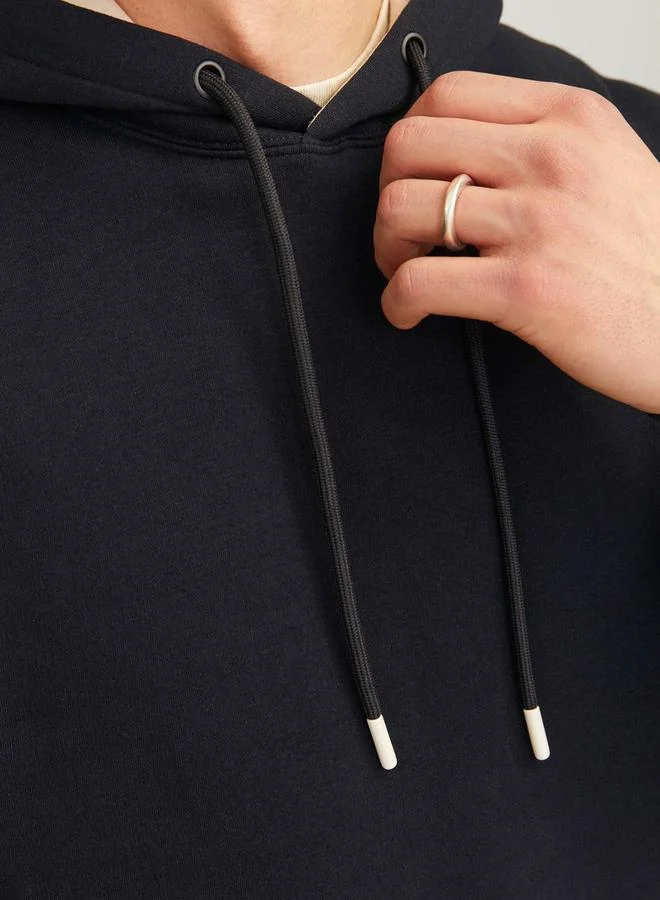 JACK & JONES Relaxed Fit Logo Print Hoodie