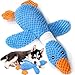 Vitscan Upgraded Goose Indestructible Dog Toys for Aggressive Chewers Small Medium Large Breed Crinkle Squeaky Plush Dog Puppy Chew Toys for Teething Duck Puppy Toys - Image 3