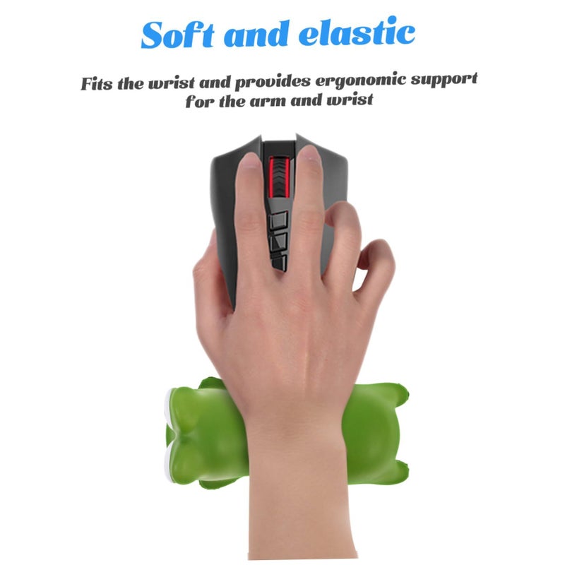Cartoon Frog Mouse Pad With Wrist Rest Support For Home Office Ergonomic Design Non Slip Base Comfortable Computer Use Pink - Image 5