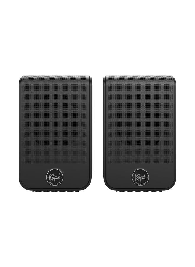 Klipsch Flexus SURR 100 Surround Sound Speakers with Immersive Dolby Atmos Technology - Black - Image 2