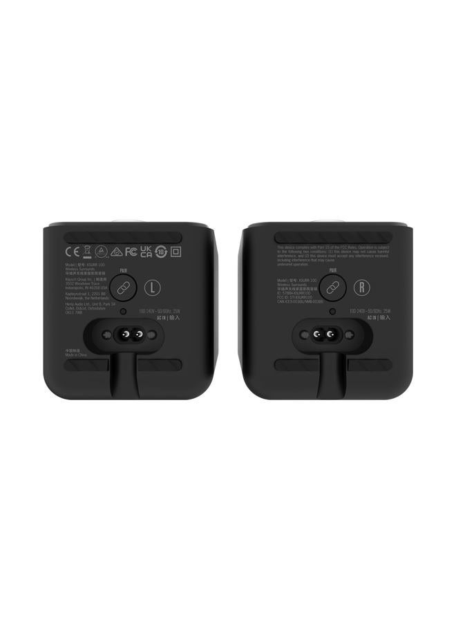 Klipsch Flexus SURR 100 Surround Sound Speakers with Immersive Dolby Atmos Technology - Black - Image 4