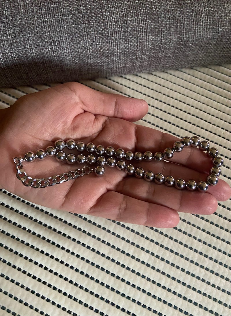 High Quality Stainless Steel Prayer Beads For Men 35 Beads Size 8mm - Image 5