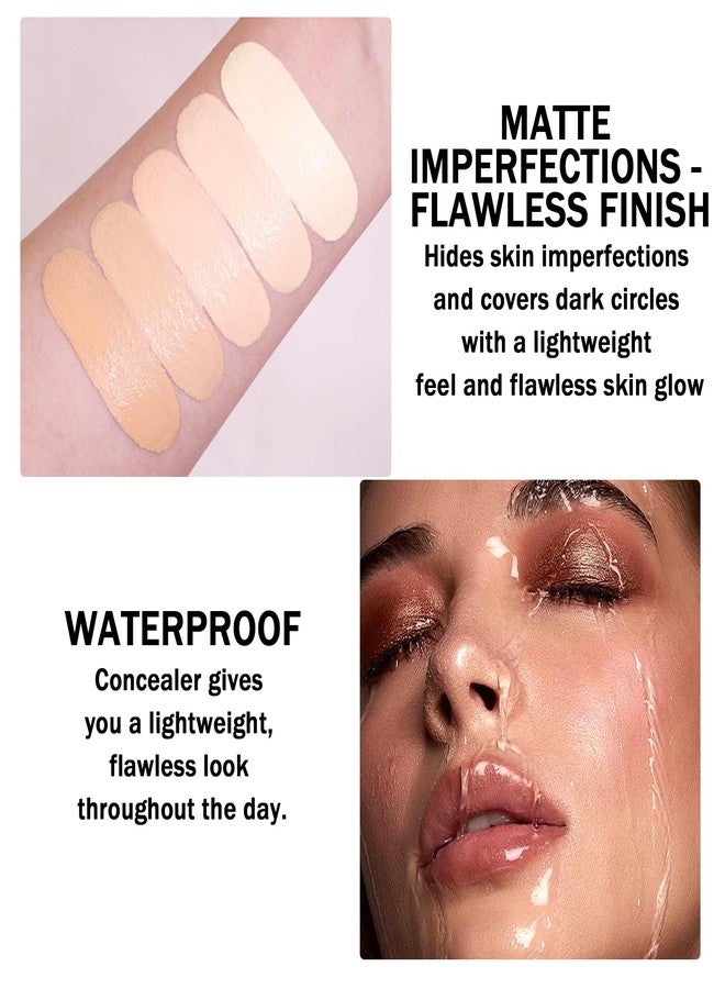 Fusang 6 Colors Correcting Concealer Palette,Colors Corrector Palette,Long Lasting Concealer Cream Makeup Palettes,Natural Finish Cream Foundation,Contouring Highlighting Makeup Kit for Dark Circles - Image 5