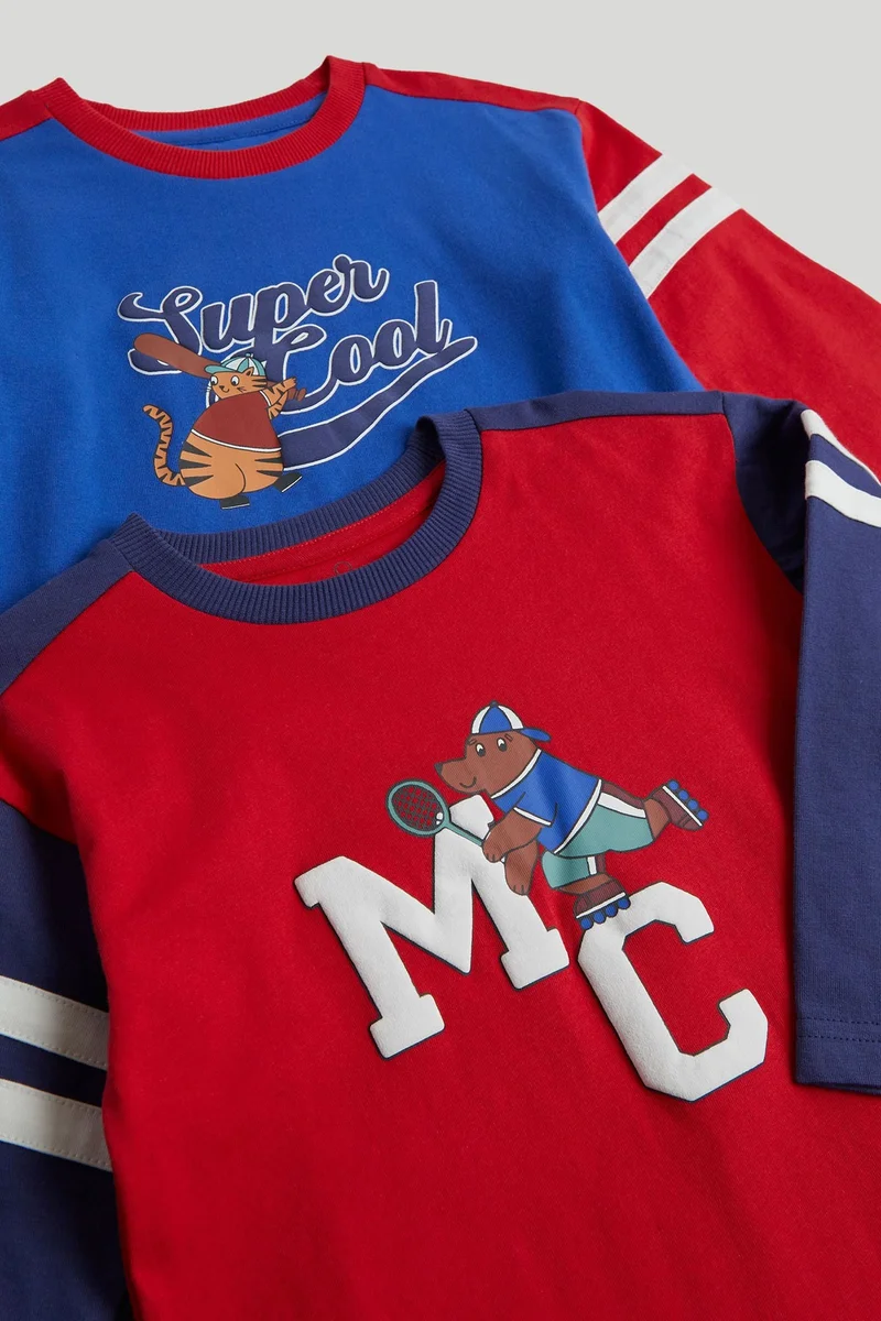 mothercare 2 Pack Varsity Pyjamas