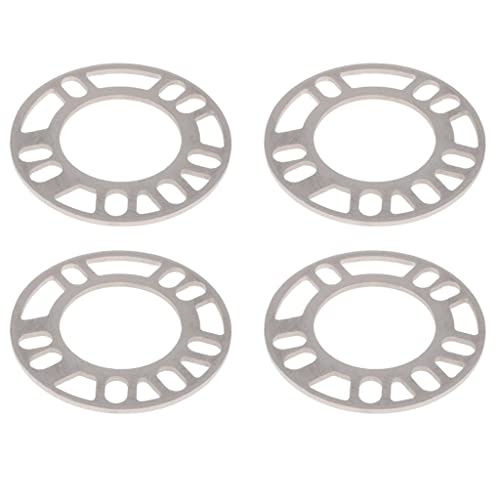 ATORSE® 4 Pieces 5Mm Universal Aluminum Alloy Car Wheel Spacer Shims For Car Styling - Image 5