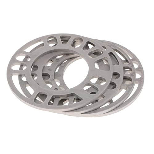 ATORSE® 4 Pieces 5Mm Universal Aluminum Alloy Car Wheel Spacer Shims For Car Styling - Image 1