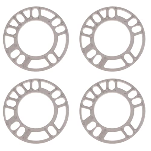 ATORSE® 4 Pieces 5Mm Universal Aluminum Alloy Car Wheel Spacer Shims For Car Styling - Image 3
