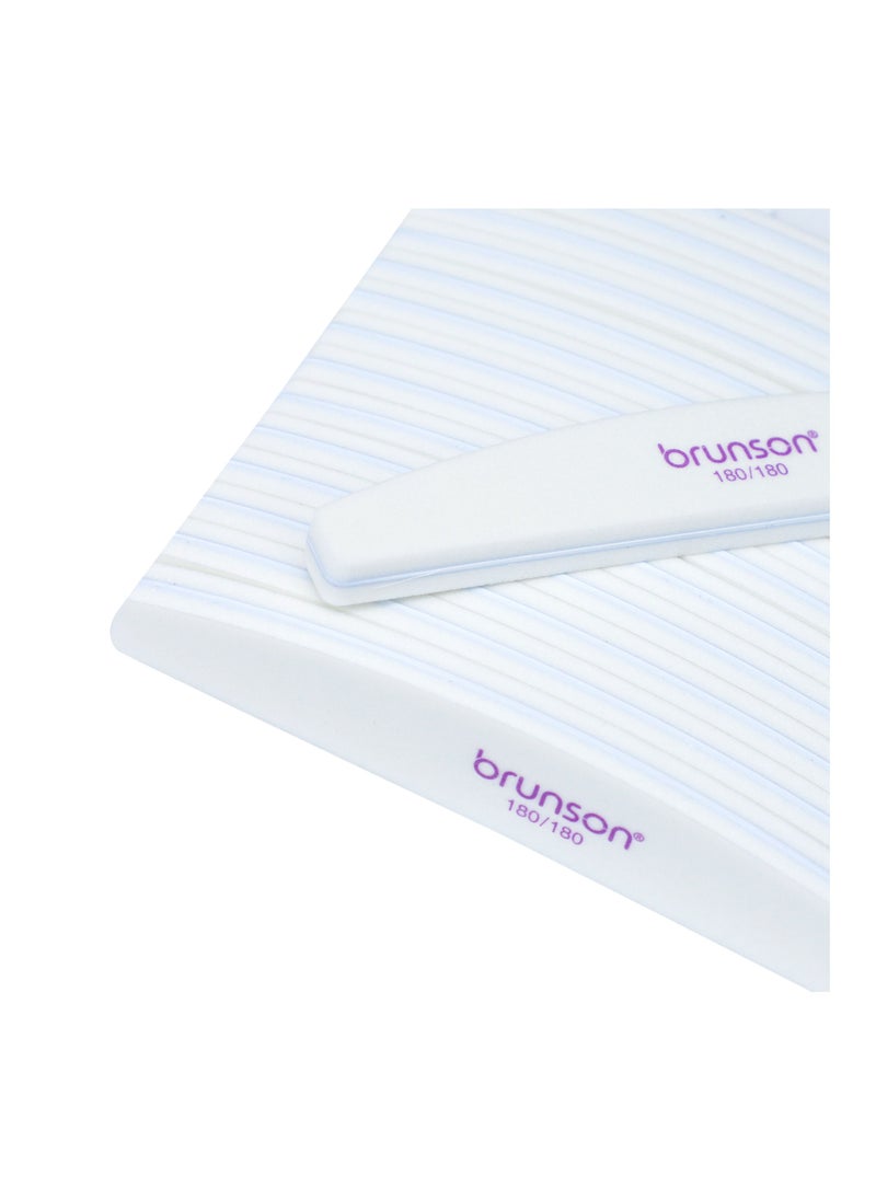 brunson - Brunson Nail Buffering Sponge Grit 180×180 15pcs - Image 1