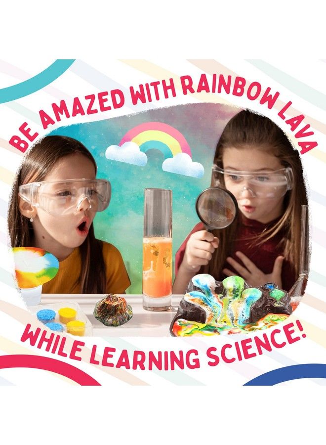 Playz Explosive Rainbow Volcano Kit For Kids With 23+ Science Chemistry Set Activities & Experiments Glow In The Dark Learning & Education Toys & Earth Science Kits For Kids Age 812 Boys & Girls  - Image 5