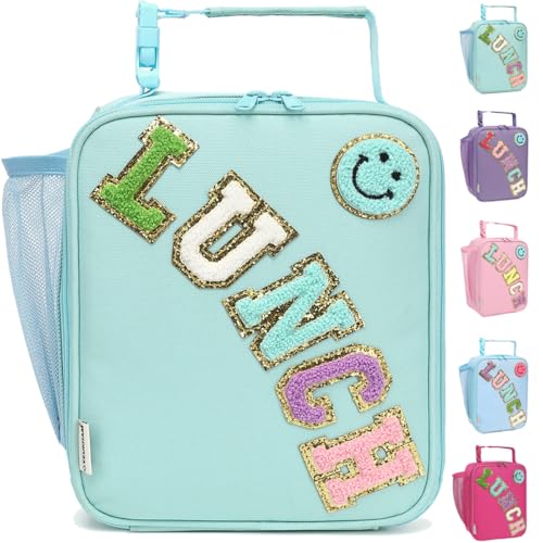 GYEUKHAM Insulated Lunch Bag for Women Girl Teen large Insulated Kid Lunch Bag,Large Reusable Cute Cooler Bag for School Work Picnic,Baby Green - Image 1