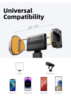 ASIV 63 Inch Phone Tripod and Selfie Stick, Tripod for iPhone and Portable Selfie Stick with Remote Control Phone Tripod Stand for Video Recording Compatible with iPhone 15/14/13/Android  - Image 4
