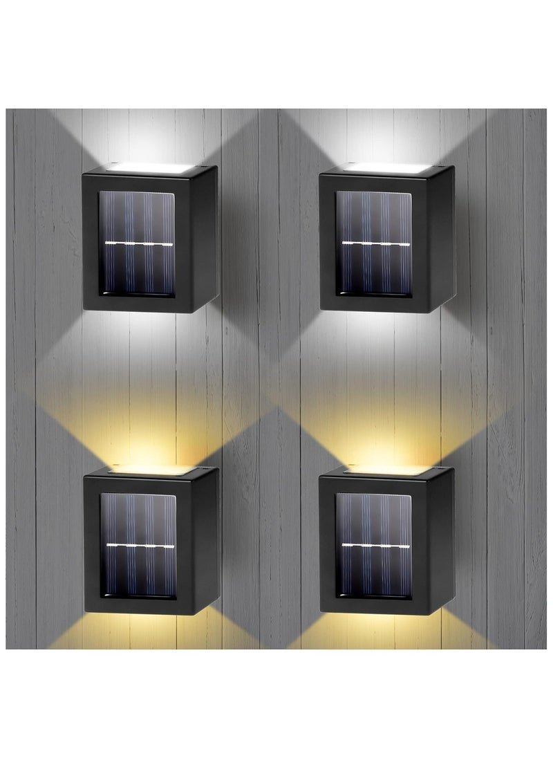 Generic 2pcs waterproof photo sensor garden solar wall lamp 