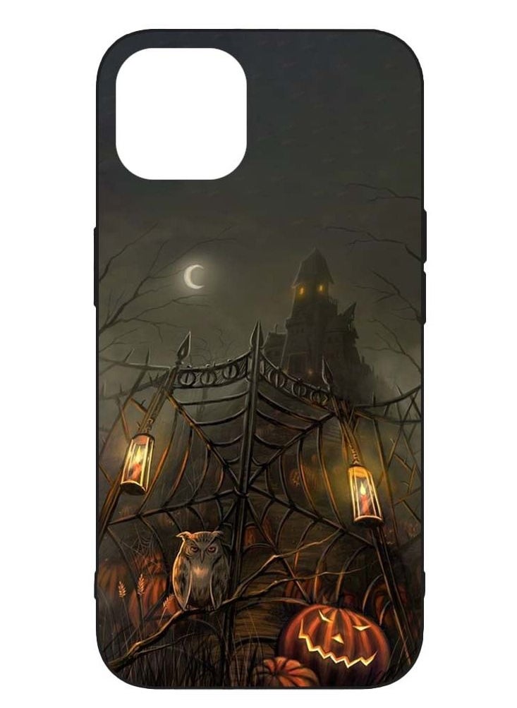 Service Zone Protective Printed Mobile Covers Spooky Huanted House Happy Halloween For iPhone 12 Pro  - Image 1