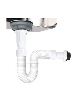 37mm Flexible Drain Pipe, Odor‑Proof Universal Single Drain, S Bend Water Down‑Flow Pipe, for Bathroom Vanity Sink Drain Plumbing Trap Tubing - pzsku/ZD5BF0E70F5A1C90D0CAAZ/45/_/1719340637/dadcf74c-4688-4832-bf6f-ce8db05e10b0