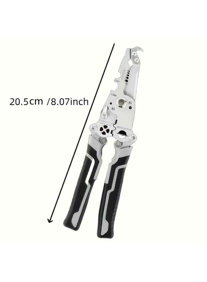 2pcs 18 In 1 Foldable Wire Stripper Tool For Electrical Work Home Repair - Image 3