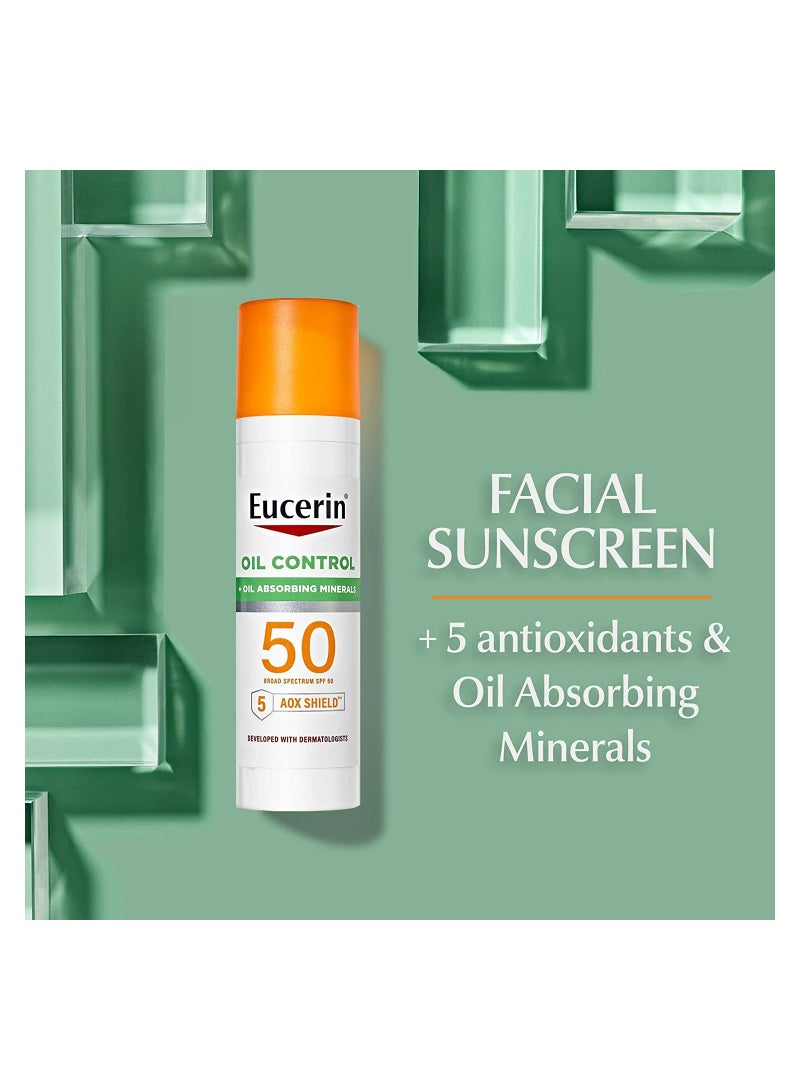 يوسيرين لوشن اويل كونترول واقي من الشمس بعامل حماية 50 مع عناصر معدنية تمتص الزيوت - Image 5