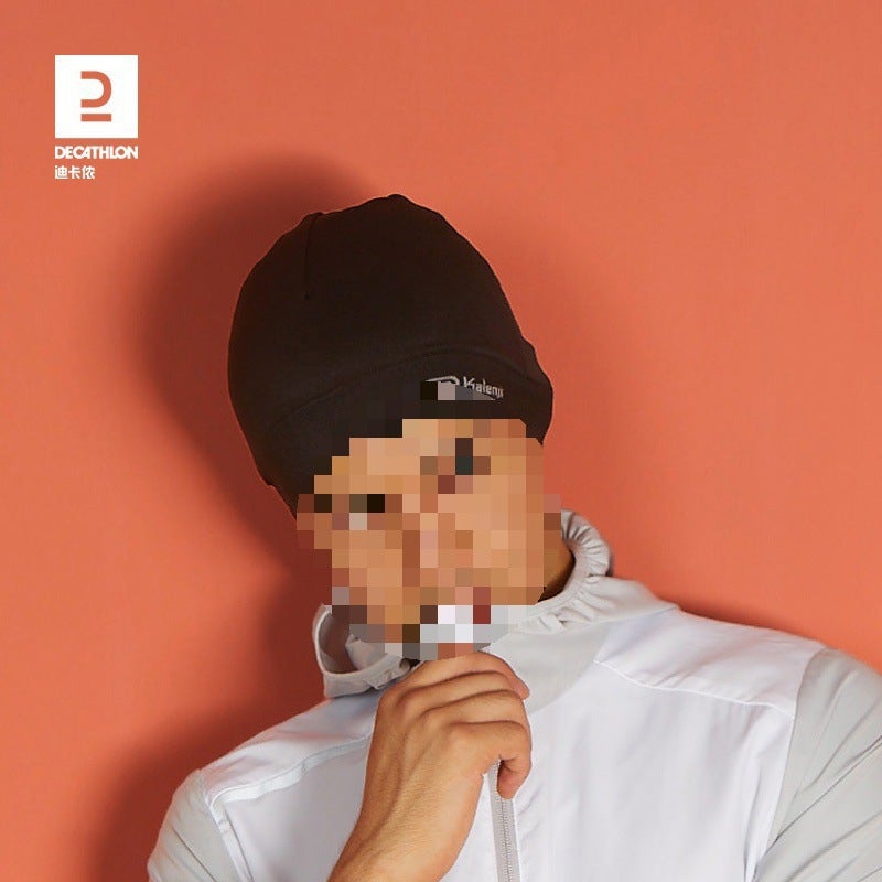 Olren Hat Mens Sports Hat Womens Autumn and Winter Outdoor Leisure Running Quick-Drying Breathable Warm Knitted Hat Ruihu Low-key gray - Image 2