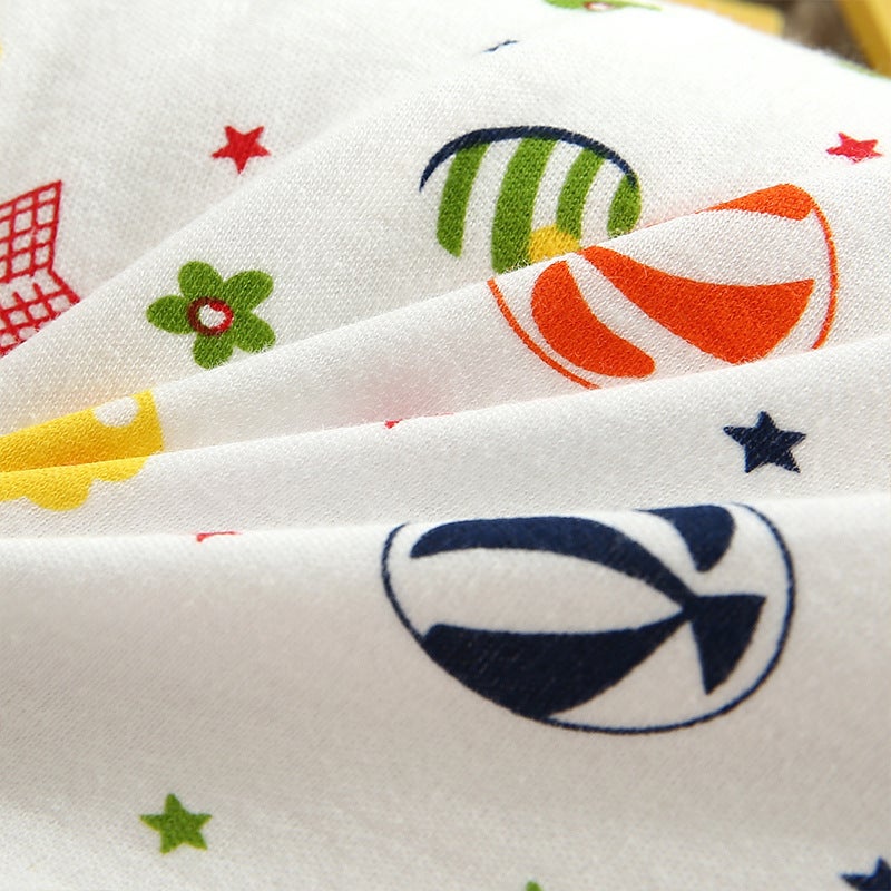 Children'S Pillow Kidsren'S Latex Pillow Infant Pillow Core Cartoon Cotton Pillowcase Natural Latex Type A Latex Pillow - Image 5