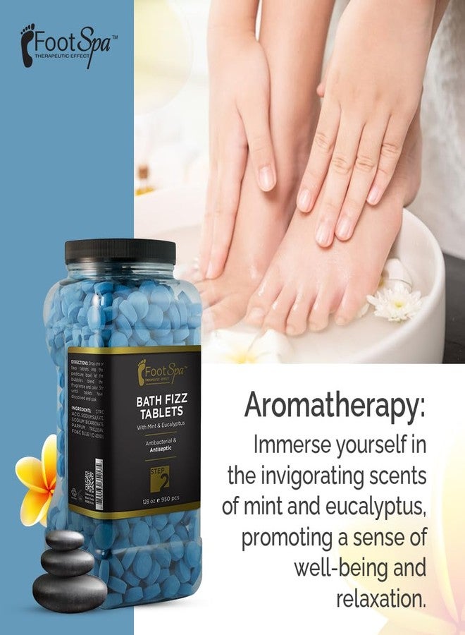 FOOTSPA - Bath Fizz, Mint & Eucalyptus - Soothing Aromatherapy for Relaxation - 128 Ounces - Image 2