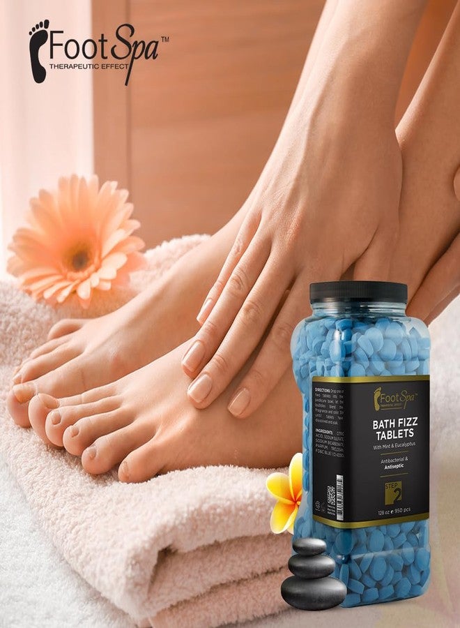 FOOTSPA - Bath Fizz, Mint & Eucalyptus - Soothing Aromatherapy for Relaxation - 128 Ounces - Image 3