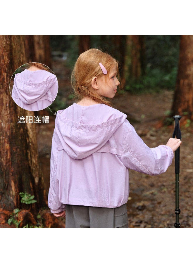 ASK JUNIOR Girls' Sun Protection Jacket Autumn Outing Uv Protection Coat Kids' Cool Sunscreen Clothing Ice Skin Jacket - Image 4