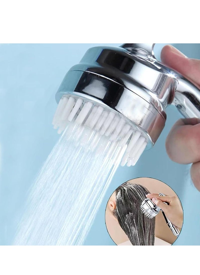 MODERN HOME - Multifunction Universal Water Taps, Multi Function Faucet Attachment, 3 in 1 Multifunction Universal Water Taps with 360° Rotating Faucet and Massage Shower Head - Upgrade (Silver) - Image 1
