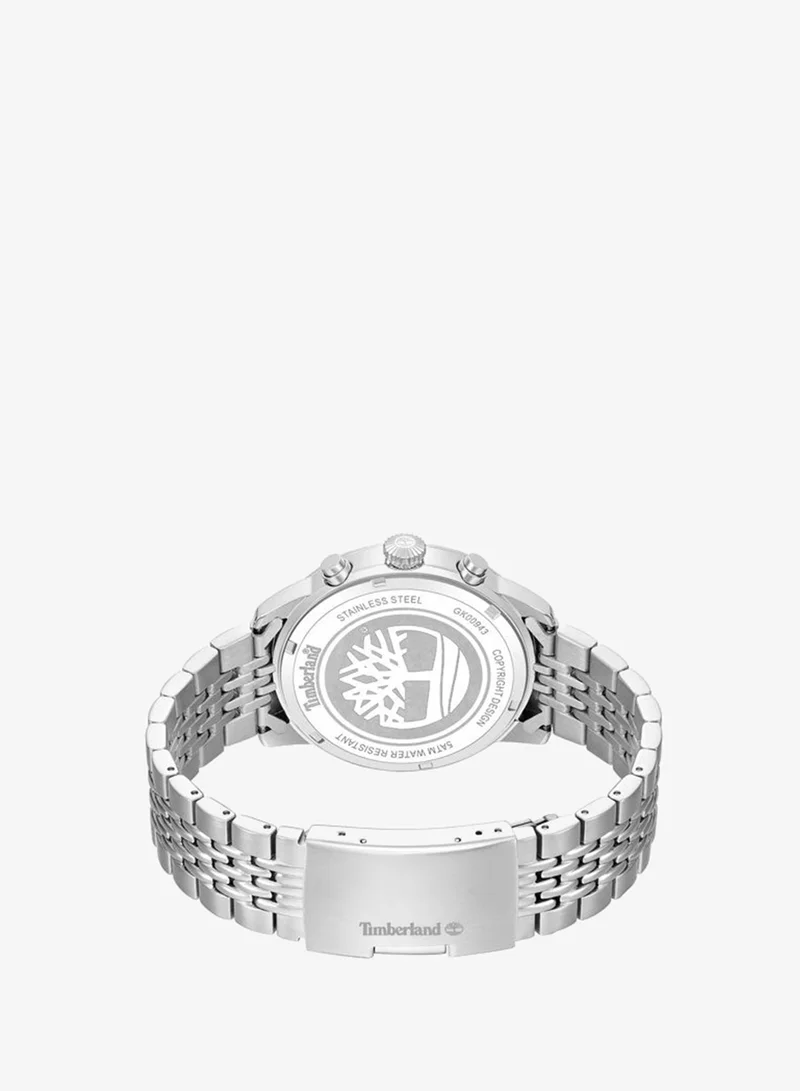 Timberland Black Men's Parkman Black Dial Stainless Steel Bracelet Multifunction Watch for Men, 44mm for Men | Best Price UAE