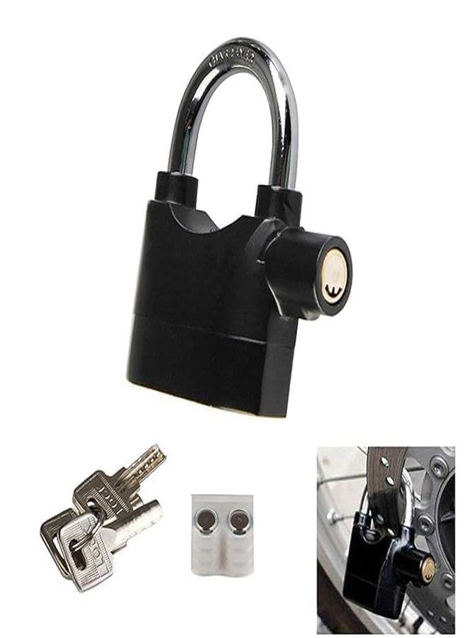 TRENDIFY4YOU | 110dB Alarm Padlock with Motion Sensor – Waterproof Anti-Theft Lock for Home Doors | Bikes, and More – Heavy-Duty Carbon Steel Deadbolt with 3 Keys (Black) | High-Security Padlock - Image 3